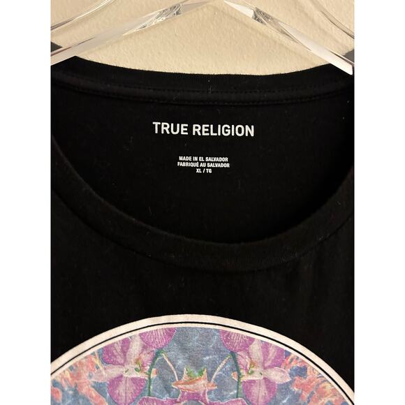 True Religion 90266 Rosecrans x Aviation Cropped Graphic Tee - Picture 5 of 6